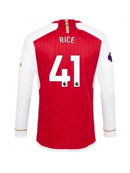 Arsenal Declan Rice #41 Replika Hemmakläder 2023-24 Långärmad